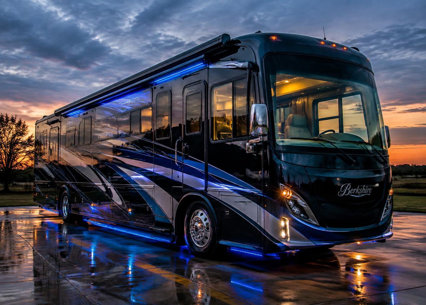 Freshly detailed rvs, campers & motorhomes