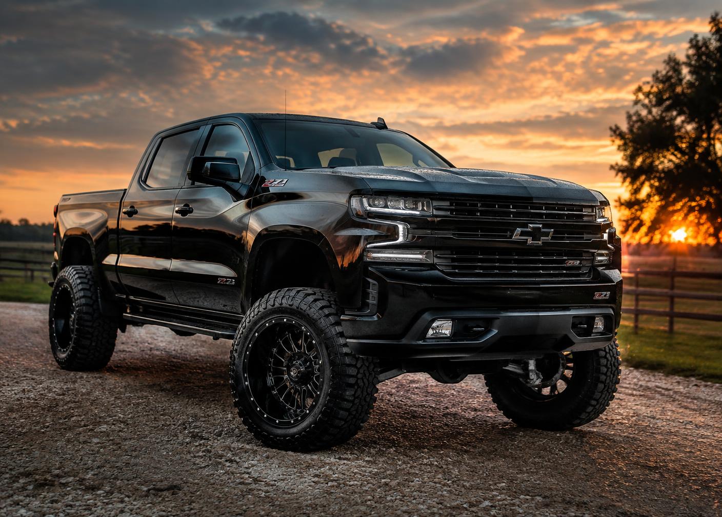 Freshly detailed trucks & suvs